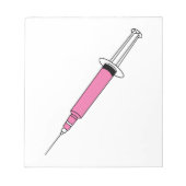 注射器 ノートパッド (正面)