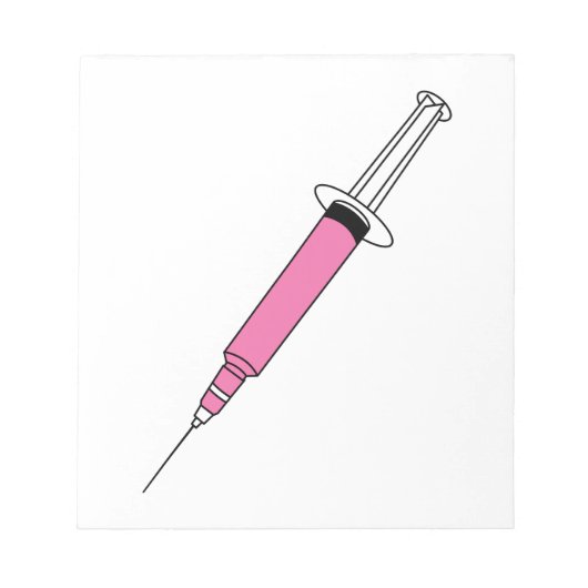 注射器 ノートパッド (正面)
