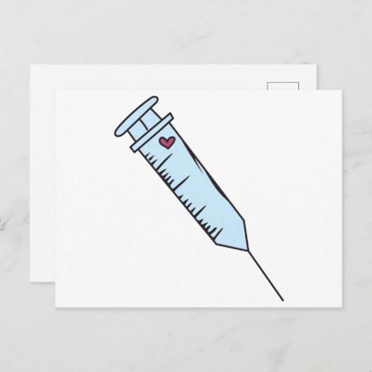 注射器 ポストカード (正面/裏面)