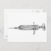 注射器 ポストカード (正面/裏面)