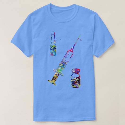 注射器 Tシャツ (デザイン正面)