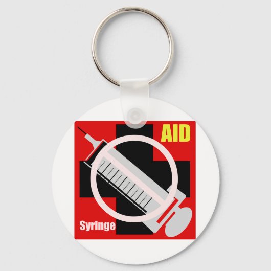注射禁止 キーホルダー (正面)