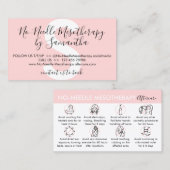 注射針治療の後治療なし 名刺 (正面/裏面)