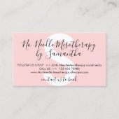 注射針治療の後治療なし 名刺 (正面)