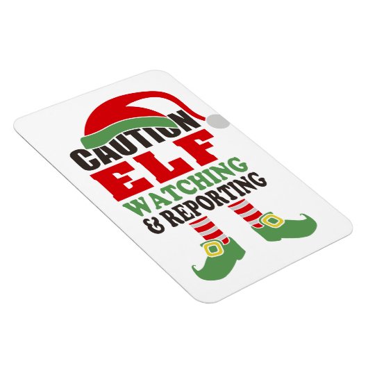 注意おもしろい小妖精や小人見守りクリスマス マグネット (右側)