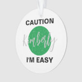 注意おもしろい簡単スキーとスノーボード オーナメント (正面)