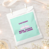 注意おもしろい!本の中毒性が弱い フェイバーバッグ (クリップ留めされた状態)