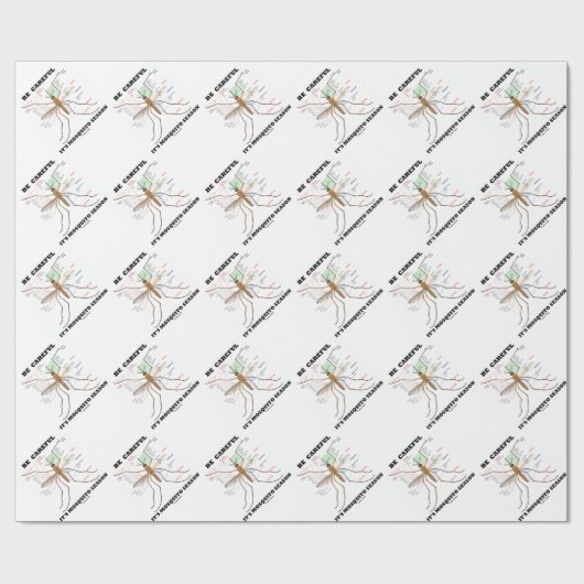 注意して下さいそれありますカの季節(カの解剖学)が ラッピングペーパー (フラット)