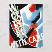 注意して作業しよう ポストカード (正面)