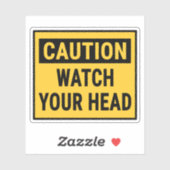 注意して頭を見張れ シール (シート)