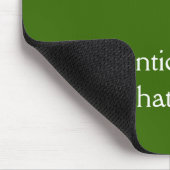 注意して、うまくやりなさい マウスパッド (コーナー)