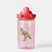 注意して、私は噛む – 恐竜の水瓶 ウォーターボトル (背面)