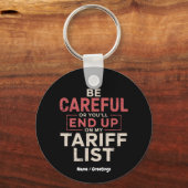 注意しないと関税リストに載る キーホルダー (正面)