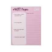 注意すべき瞬間: Mental Healthメモ帳 ノートパッド (回転)