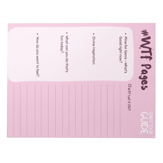 注意すべき瞬間: Mental Healthメモ帳 ノートパッド (正面)