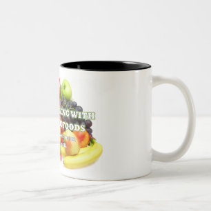 注意すべてのコーヒー、茶またはココアの恋人! ツートーンマグカップ