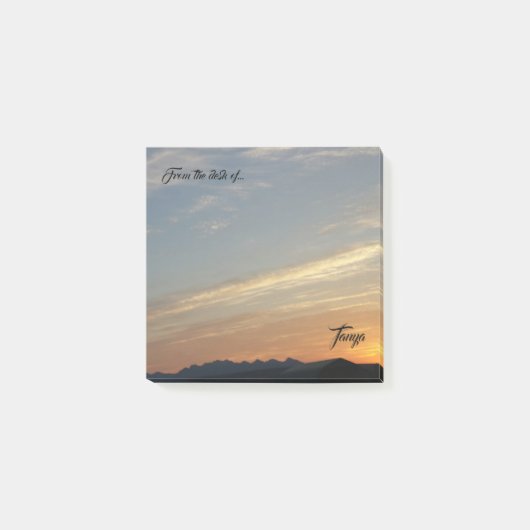 注意するパーソナライズな棒 ポストイット (正面)