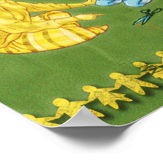 注意する ポスター (角)