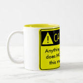 注意のマグ ツートーンマグカップ (左)