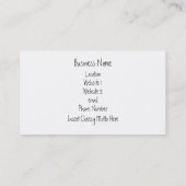 注意のワシ 名刺 (裏面)