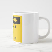 注意の教育があるネイティブアメリカンのジャンボマグ ジャンボコーヒーマグカップ (右)