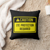 注意の目の保護が必要な兆候 クッション (ブランケット)