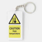 注意の高温徴候 キーホルダー (裏面)