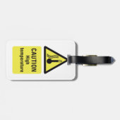 注意の高温徴候 ラゲッジタグ (裏面横)