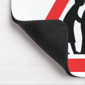 注意の高齢者-イギリスの交通標識 マウスパッド (コーナー)