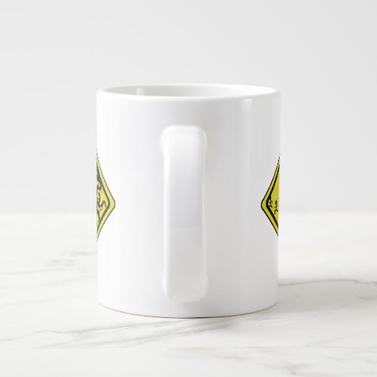 注意のCthulhuのコーヒー・マグ ジャンボコーヒーマグカップ (裏面)