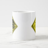 注意のCthulhuのコーヒー・マグ ジャンボコーヒーマグカップ (正面)