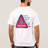 注意のTシャツ Tシャツ (裏面)