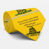 注意は"私で"旗、注意"Don'…を踏みません ネクタイ (ロール)