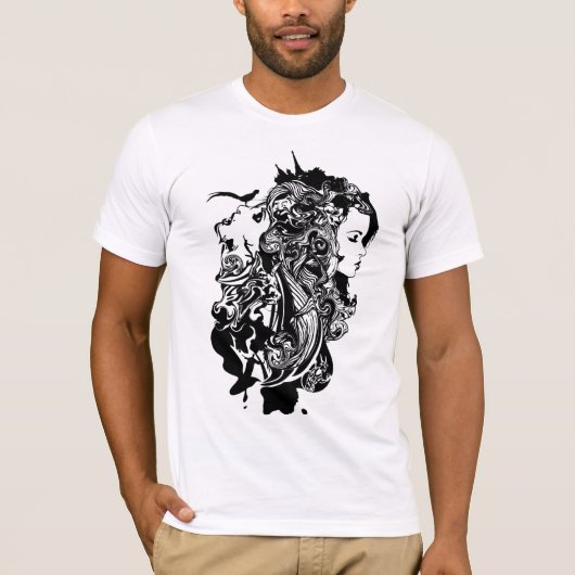 注意を引いて下さい Tシャツ (正面)