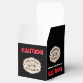 注意アイボールブラックハローウィンパーティ不気味キャンディ フェイバーボックス (オープン)