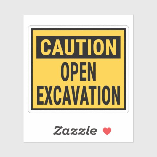 注意オープン掘削 シール (シート)