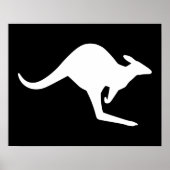 注意カンガルー ポスター (正面)