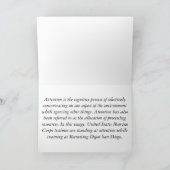 注意グリーティングカード カード (内部)