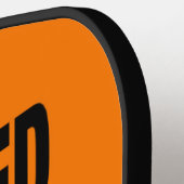 注意サインで進む ピックルボールラケット (左詳細)