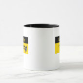 注意サイングランドおもしろいピアノピアニストユーモア マグカップ (中央)