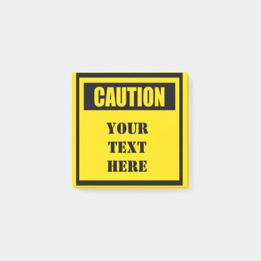 注意サカスタムインIt 3x3 ポストイット (正面)