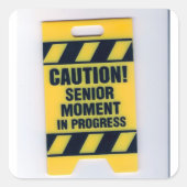 注意シール スクエアシール (正面)