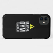 注意ジム先生体育ギフト Case-Mate iPhoneケース (裏面(横))