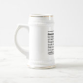 注意ステイン ビールジョッキ (左)