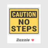 注意ステップなし シール (シート)