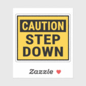 注意ステップダウン シール (シート)