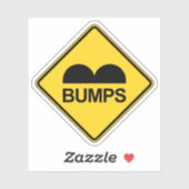 注意スピードバンプおもしろいのトラフィックサイン シール (シート)