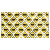 注意スピードバンプおもしろいのトラフィックサイン 枕カバー (正面右)