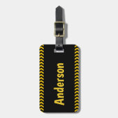 注意テープパターンの移動ラベル ラゲッジタグ (正面縦)