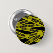 注意テープボタン 缶バッジ (正面&裏面)